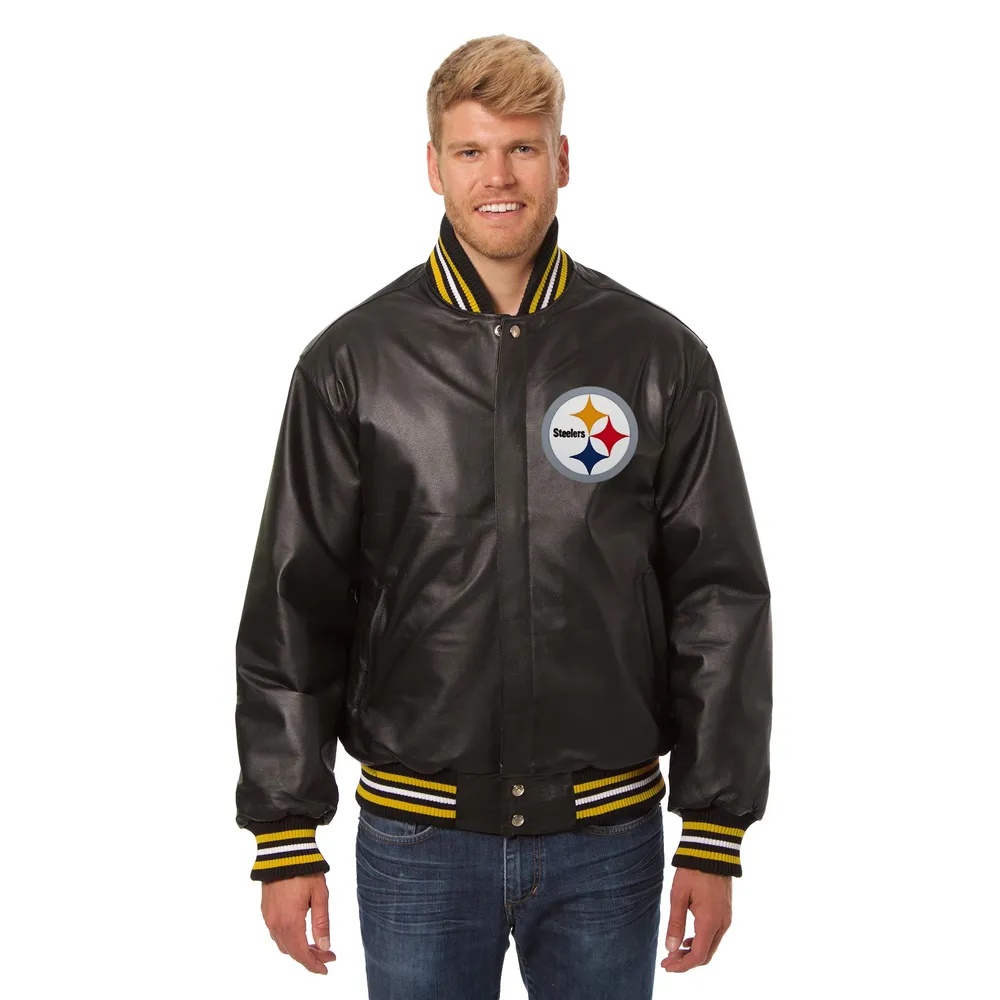 Lids Pittsburgh Steelers JH Design Leather Jacket - Black