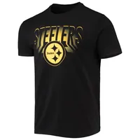 T-shirt noir pour hommes Junk Food Spotlight des Steelers de Pittsburgh