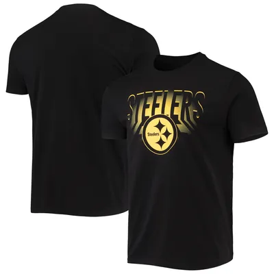 T-shirt noir pour hommes Junk Food Spotlight des Steelers de Pittsburgh