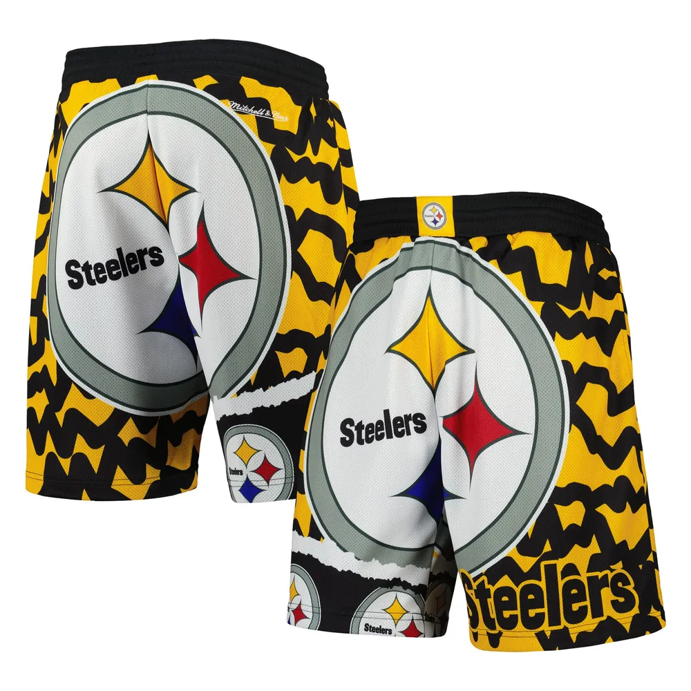 Mitchell & Ness - Jumbotron 2.0 Sublimated Shorts Pittsburgh Steele