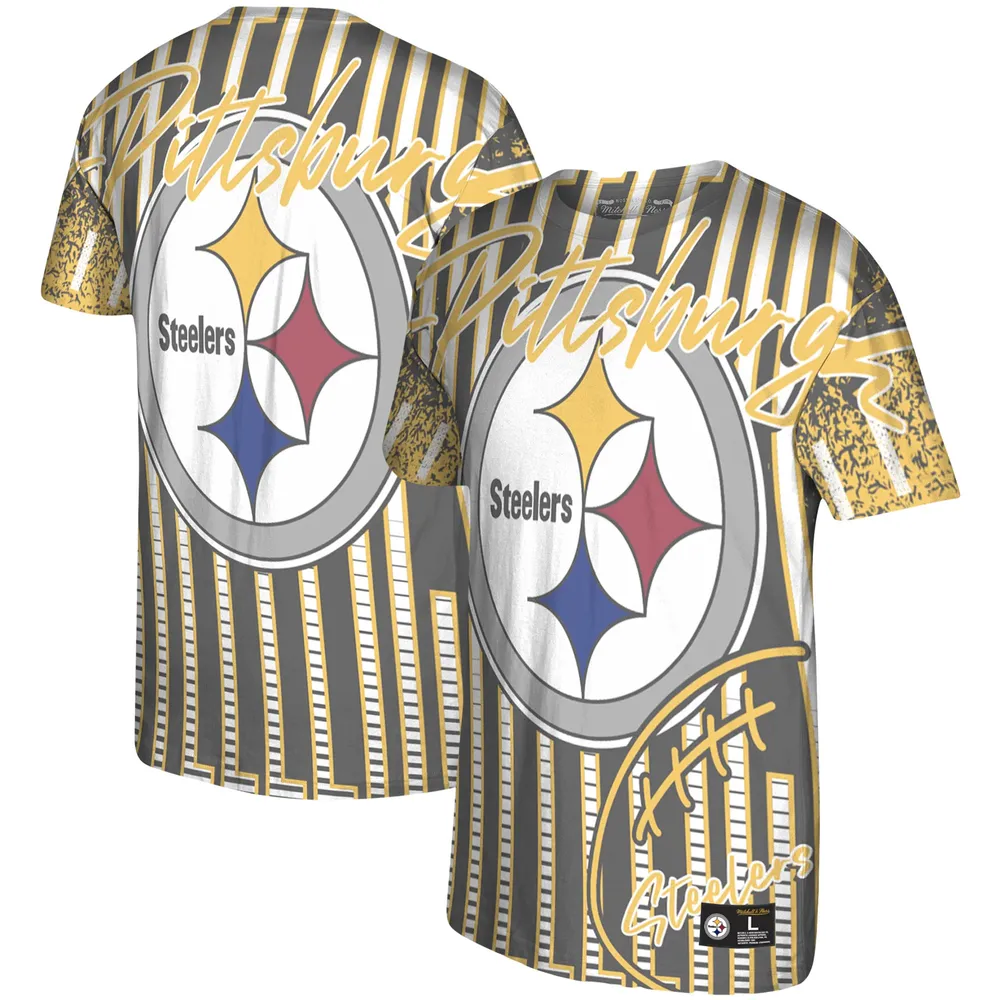 Lids Pittsburgh Steelers Mitchell & Ness Jumbotron T-Shirt - Black