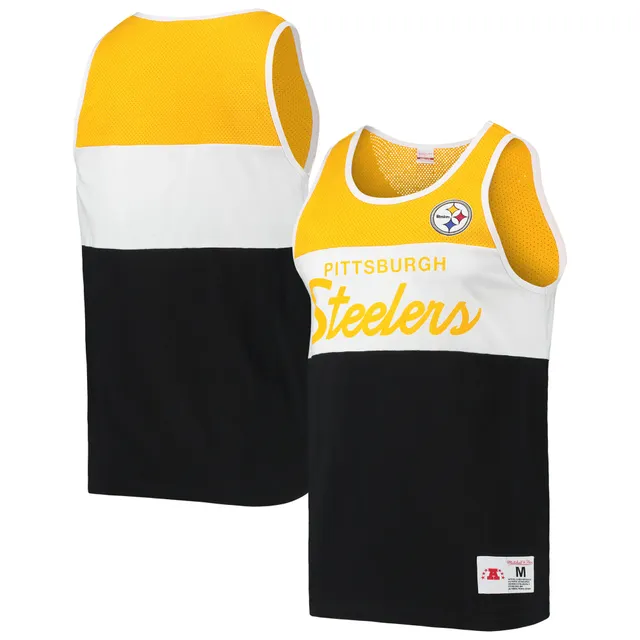 Mitchell & Ness Green, Gold Green Bay Packers Heritage Colorblock Tank Top  in Yellow for Men