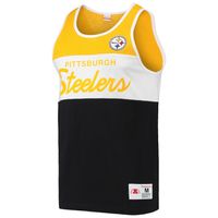 Men's Mitchell & Ness Black Pittsburgh Steelers Team Tank Top