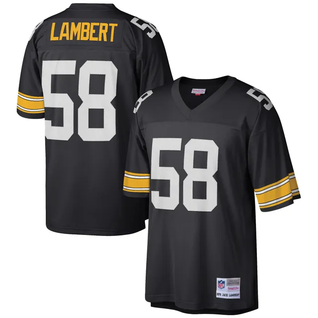 Men's Mitchell & Ness Troy Polamalu Black/Gold Pittsburgh Steelers Big &  Tall Split Legacy Retired Player Replica Jersey