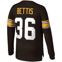 Mitchell & Ness Men's Jerome Bettis Black Pittsburgh Steelers 1996 Authentic Throwback Retired Player Jersey