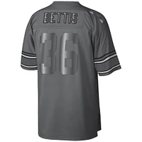 Men's Mitchell & Ness Jerome Bettis Charcoal Pittsburgh Steelers 1996 Retired Player Metal Legacy Jersey
