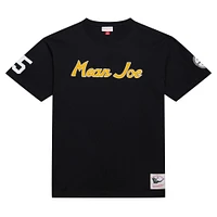 Men's Mitchell & Ness Joe Greene Black Pittsburgh Steelers Retired Player Nickname T-Shirt