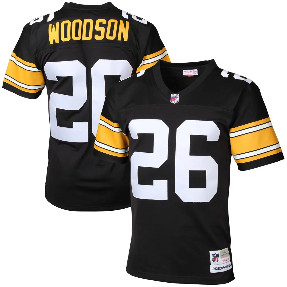 26 Woodson- Official NFL Pittsburgh Steelers Throwback Collection (Black)