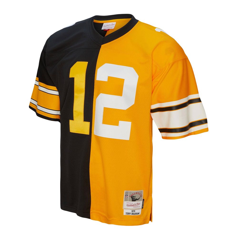 Women's Mitchell & Ness Terry Bradshaw Black Pittsburgh Steelers Legacy  Replica Player Jersey