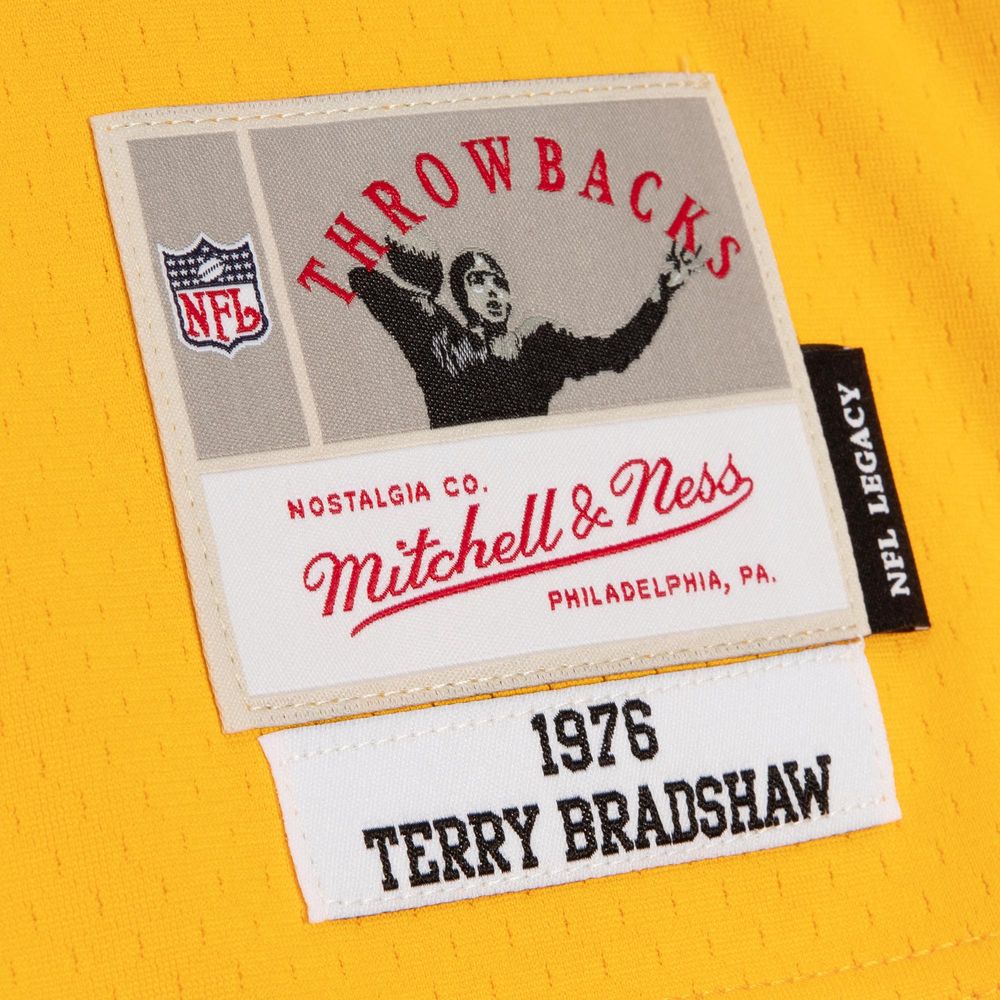 Mens Pittsburgh Steelers Terry Bradshaw Mitchell & Ness Black