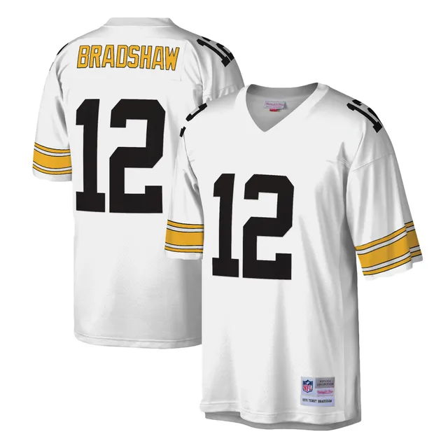 Terry Bradshaw Pittsburgh Steelers Mitchell & Ness 1976 Split Legacy  Replica Jersey - Black/Gold in 2023