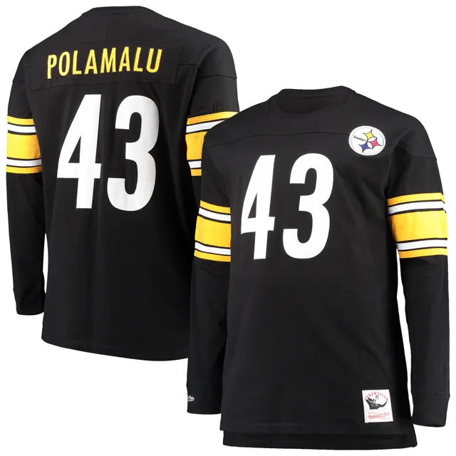 Mitchell & Ness Youth Troy Polamalu White Pittsburgh Steelers 2005 Retired Player Legacy Jersey - White