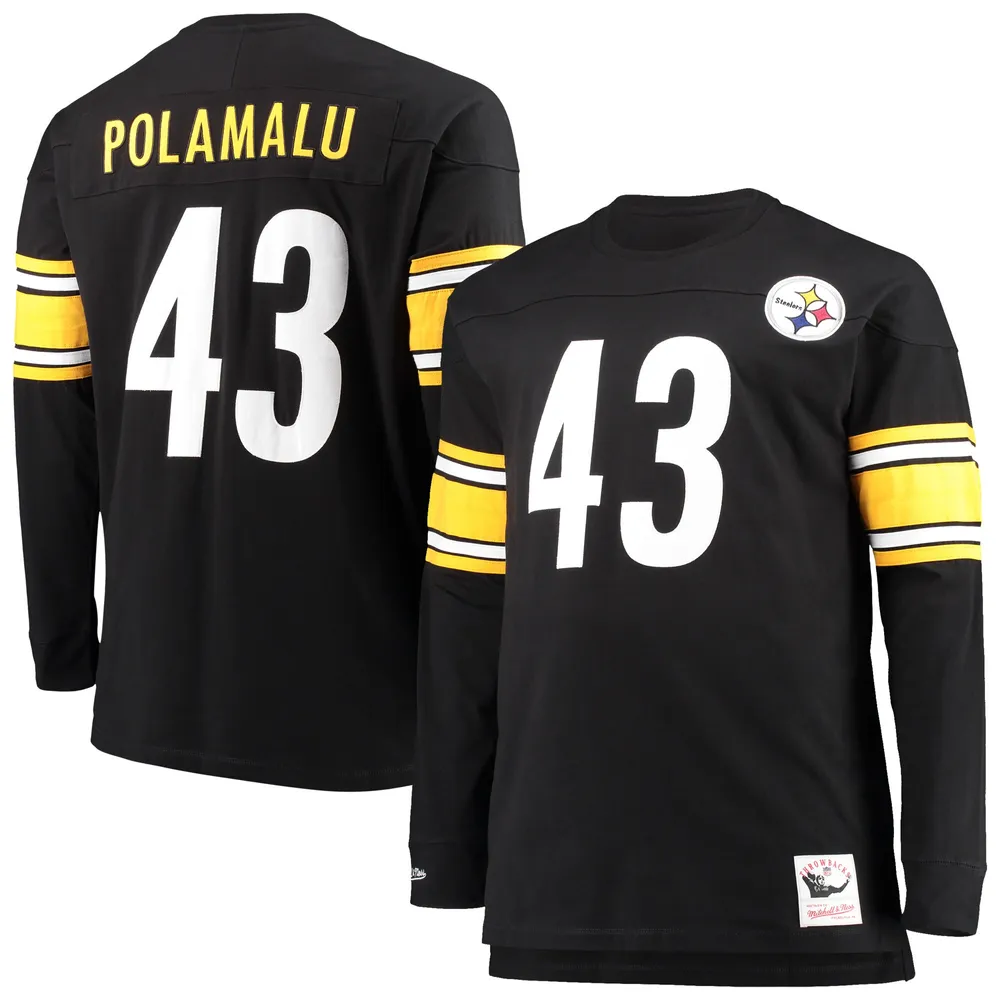 Nike Men's Troy Polamalu Olive Pittsburgh Steelers 2022 Salute To