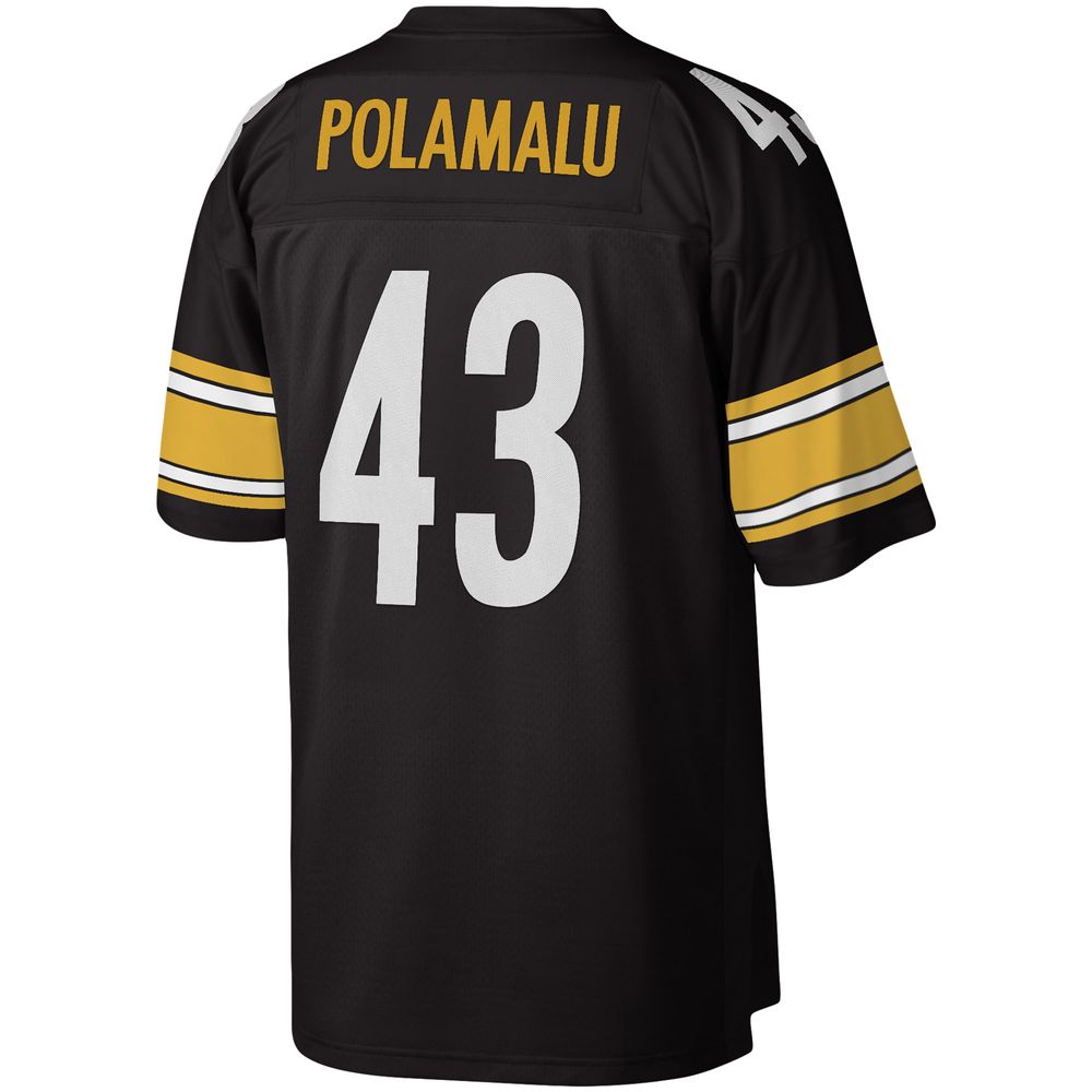 Men's Mitchell & Ness Troy Polamalu Pittsburgh Steelers Legacy Replica Jersey