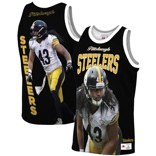 Men's Pittsburgh Steelers Troy Polamalu Nike Black Retired Player Elite  Jersey