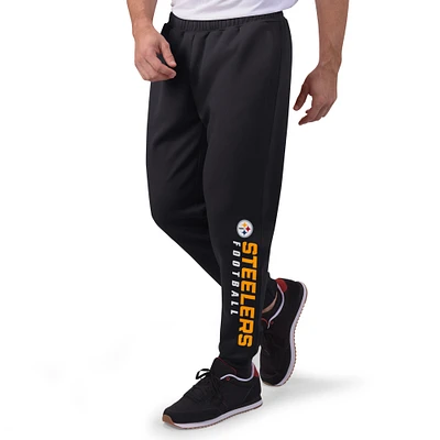Men's MSX by Michael Strahan Black Pittsburgh Steelers Jogger Pants