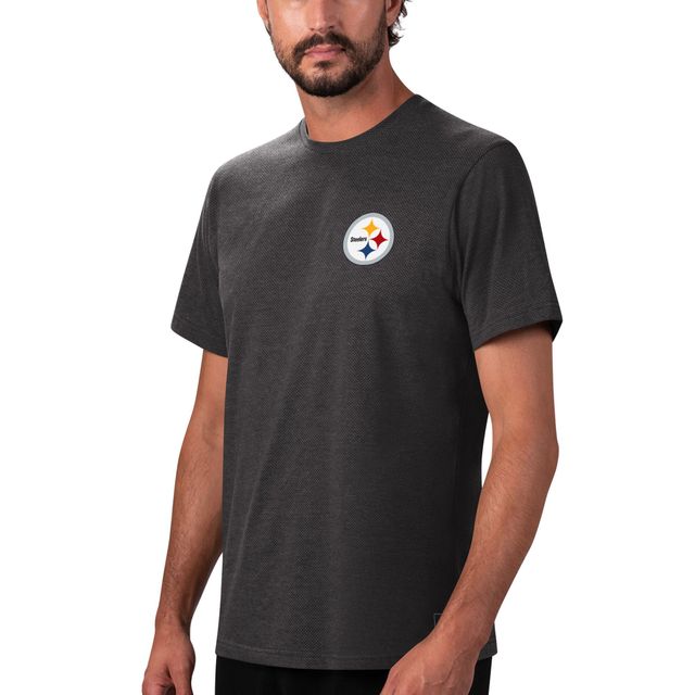 Pittsburgh Steelers MSX by Michael Strahan Recovery Tie-Dye T-Shirt - Black