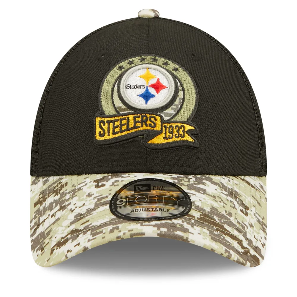 Men's Fan Favorite Camo Pittsburgh Steelers Team Adjustable Hat - OSFA