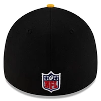 Casquette New Era 39THIRTY Flex noire/dorée pour homme des Pittsburgh Steelers, draft NFL 2025