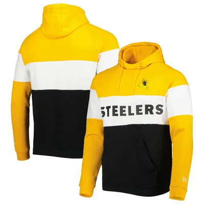 Men's Pittsburgh Steelers Nike Black Color Block Fleece