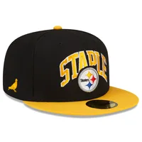 Lids Pittsburgh Steelers Youth On Trend Precurved A-Frame Snapback Hat -  Black