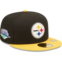 Men's New Era Black Pittsburgh Steelers 6x Super Bowl Champions