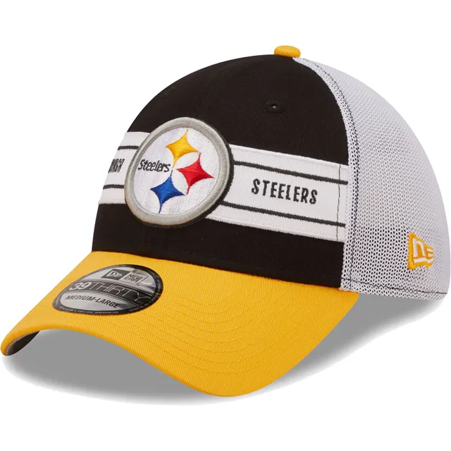 Pittsburgh Steelers New Era SEC 2022 Sideline 39THIRTY Flex Hat - Gold