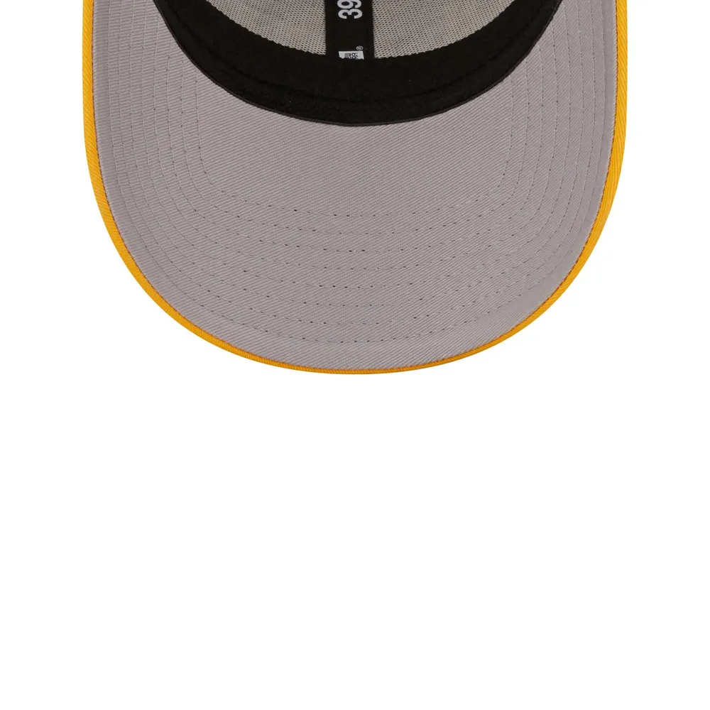 Men's New Era Black/Gold Pittsburgh Steelers Team Banded 39THIRTY - Flex Hat