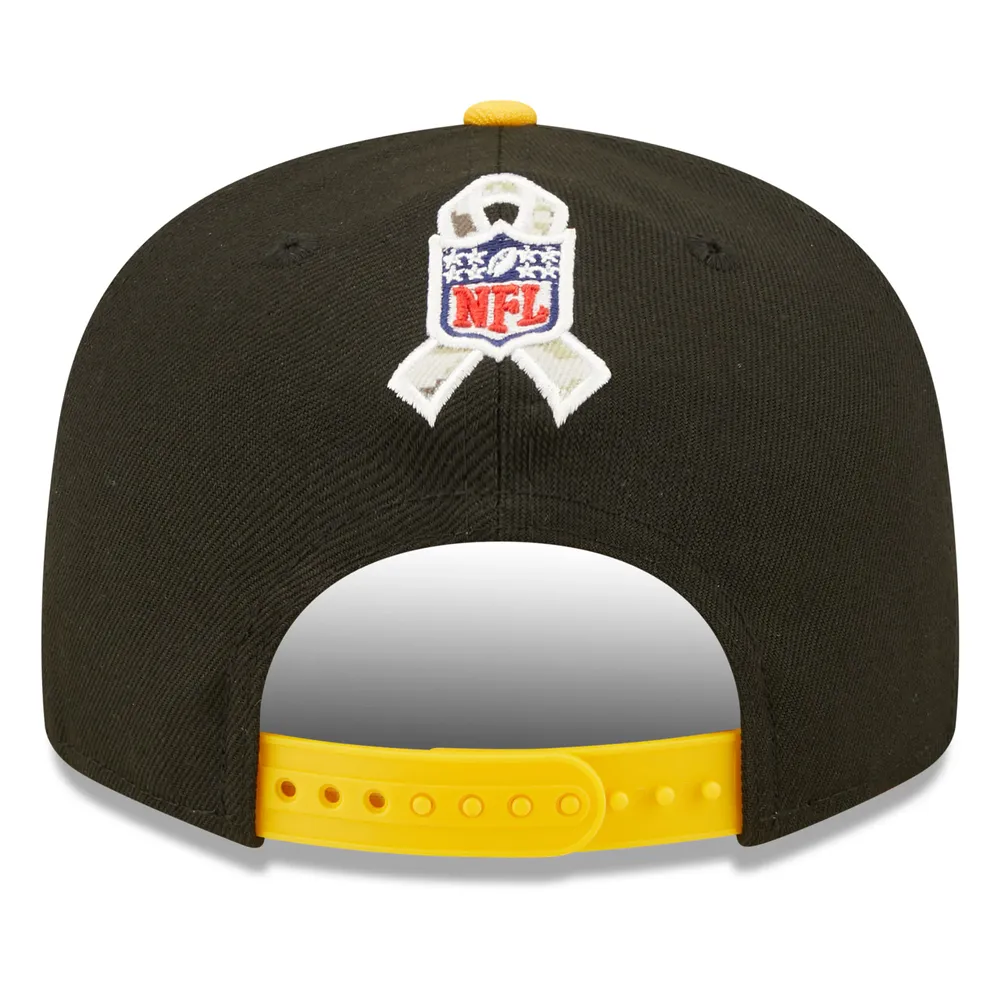 Pittsburgh Steelers 2022 SALUTE-TO-SERVICE Black Fitted Hat