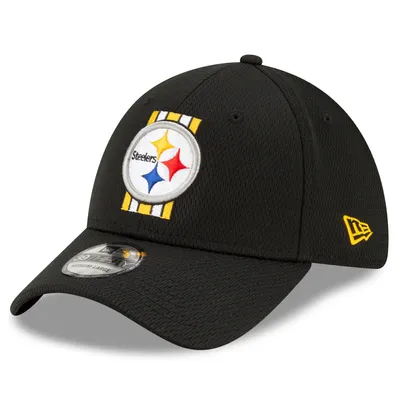 Pittsburgh Steelers New Era Sideline Training Graphite Bucket Hat