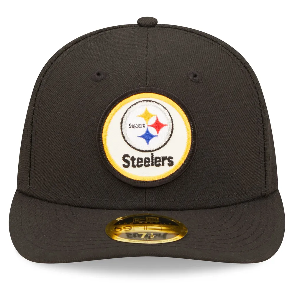 Men's New Era Black Pittsburgh Steelers 2022 Sideline 59FIFTY Low