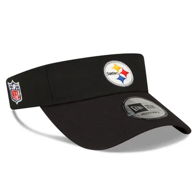 Pittsburgh Steelers New Era 2022 Sideline Adjustable Visor - Black