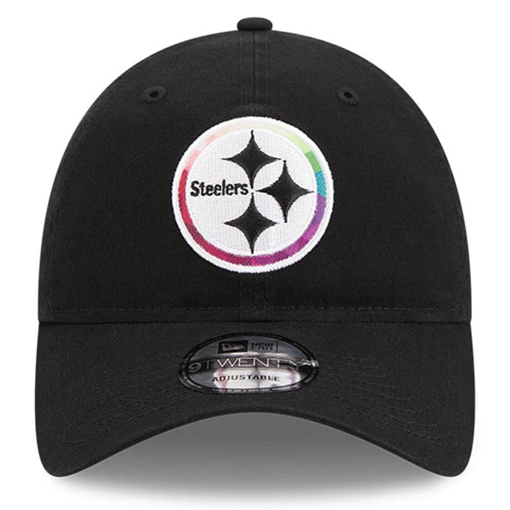 Men's New Era  Black Pittsburgh Steelers 2023 NFL Crucial Catch 9TWENTY Adjustable Hat