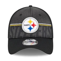 Casquette Flex Fit pour homme New Era Pittsburgh Steelers 2023 NFL Training Camp 39THIRTY noire