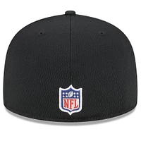 Men's New Era Black Pittsburgh Steelers 2023 NFL Training Camp 59FIFTY Fitted Hat