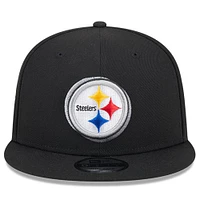 Casquette Snapback 9FIFTY NFL Draft 2024 NFL Pittsburgh Steelers New Era noire pour homme