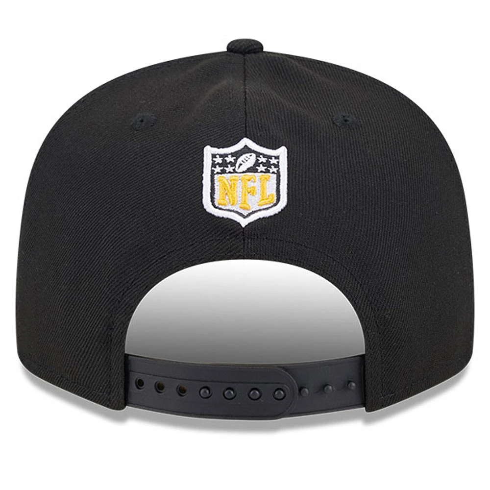 Casquette Snapback 9FIFTY NFL Draft 2024 NFL Pittsburgh Steelers New Era noire pour homme