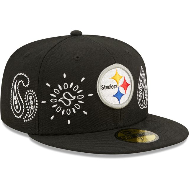 Bandana 59FIFTY des Pittsburgh Steelers New Era pour homme, noir - Casquette ajustée