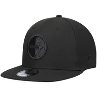 New Era Men's New Era Black/Gold Pittsburgh Steelers Blackletter