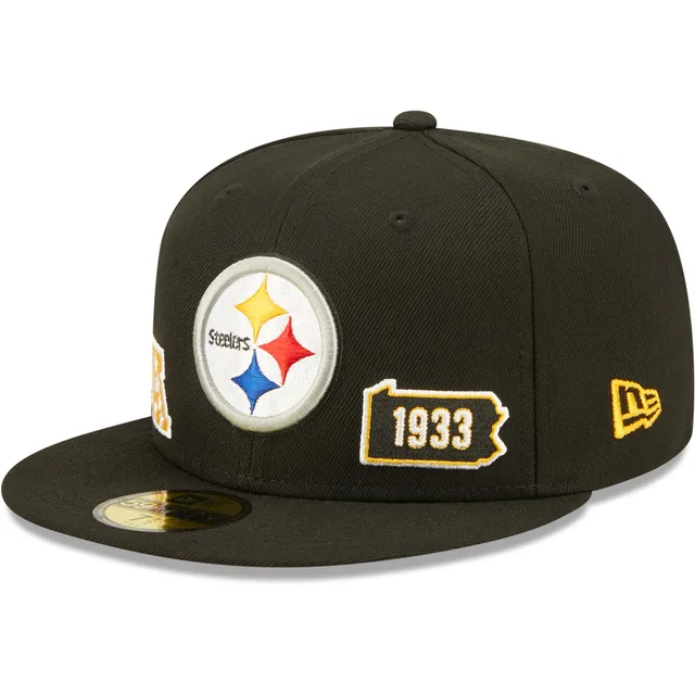 New Era Men's New Era Graphite/Black Pittsburgh Steelers 2021 NFL