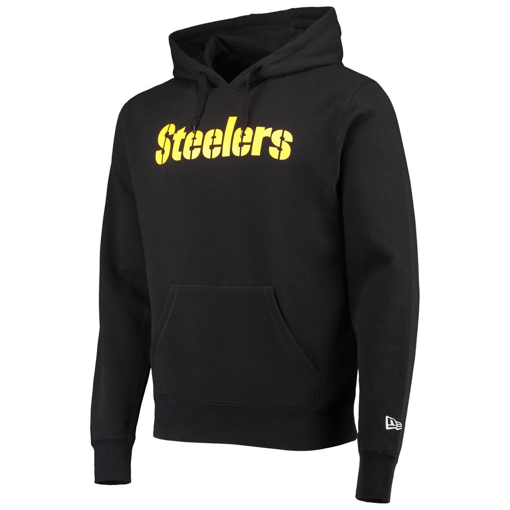 Men's Fanatics Branded Black Pittsburgh Steelers Extra Point Pullover Hoodie Size: Large