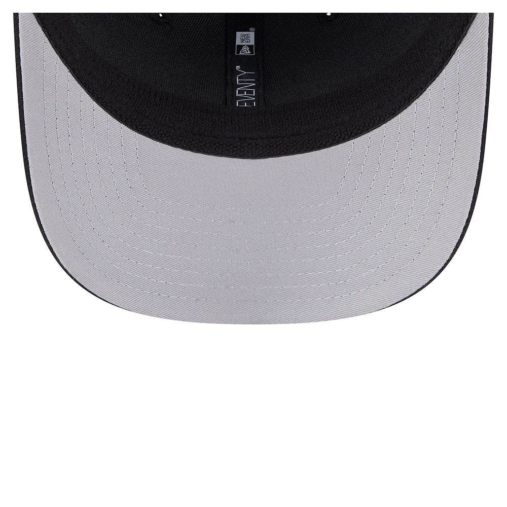 Casquette camionneur extensible 9SEVENTY noire des Pittsburgh Steelers pour homme de New Era