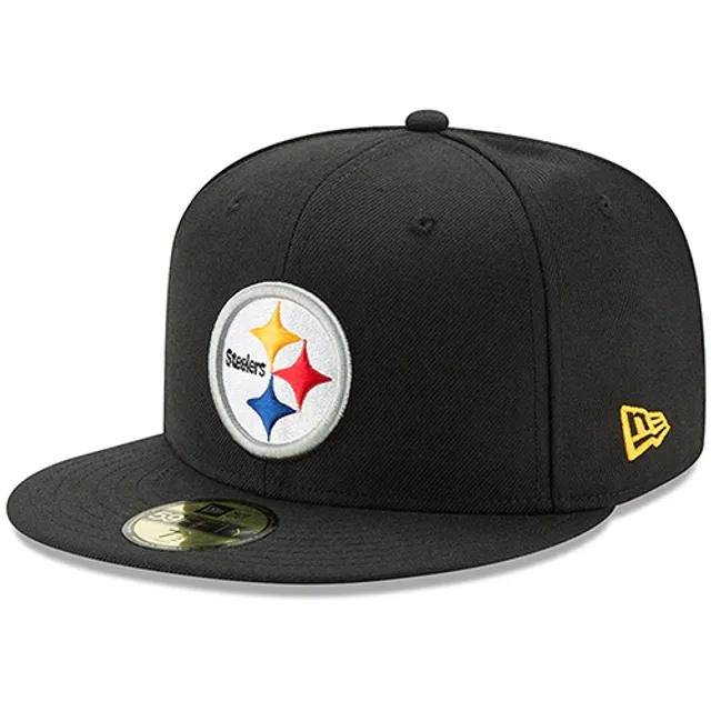 New Era Men's New Era White Pittsburgh Steelers Retro Cuffed Knit