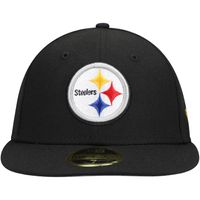 Men's New Era Black Pittsburgh Steelers Omaha 59FIFTY Fitted Hat