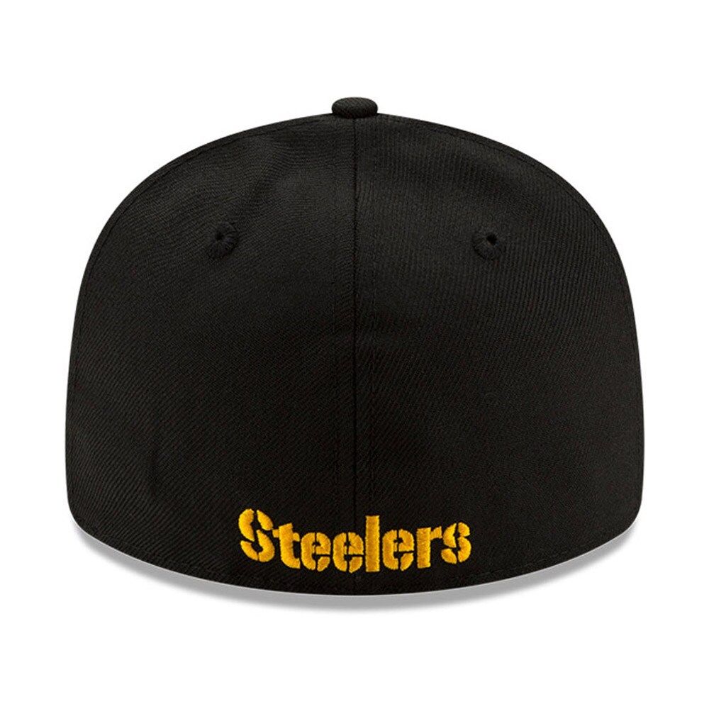 Men's New Era Black Pittsburgh Steelers Omaha 59FIFTY Fitted Hat