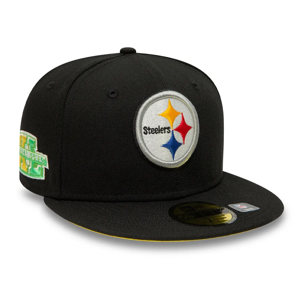 Men's New Era Yellow Pittsburgh Steelers Color Pack II 59FIFTY Fitted Hat