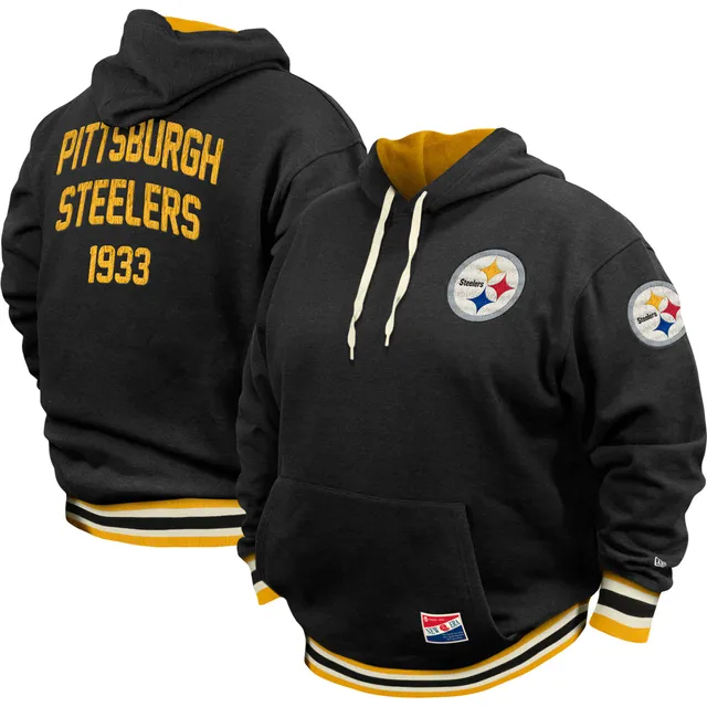 Majestic Threads Men's Majestic Threads Chase Claypool Gold Pittsburgh  Steelers Player Name & Number Tri-Blend Hoodie T-Shirt
