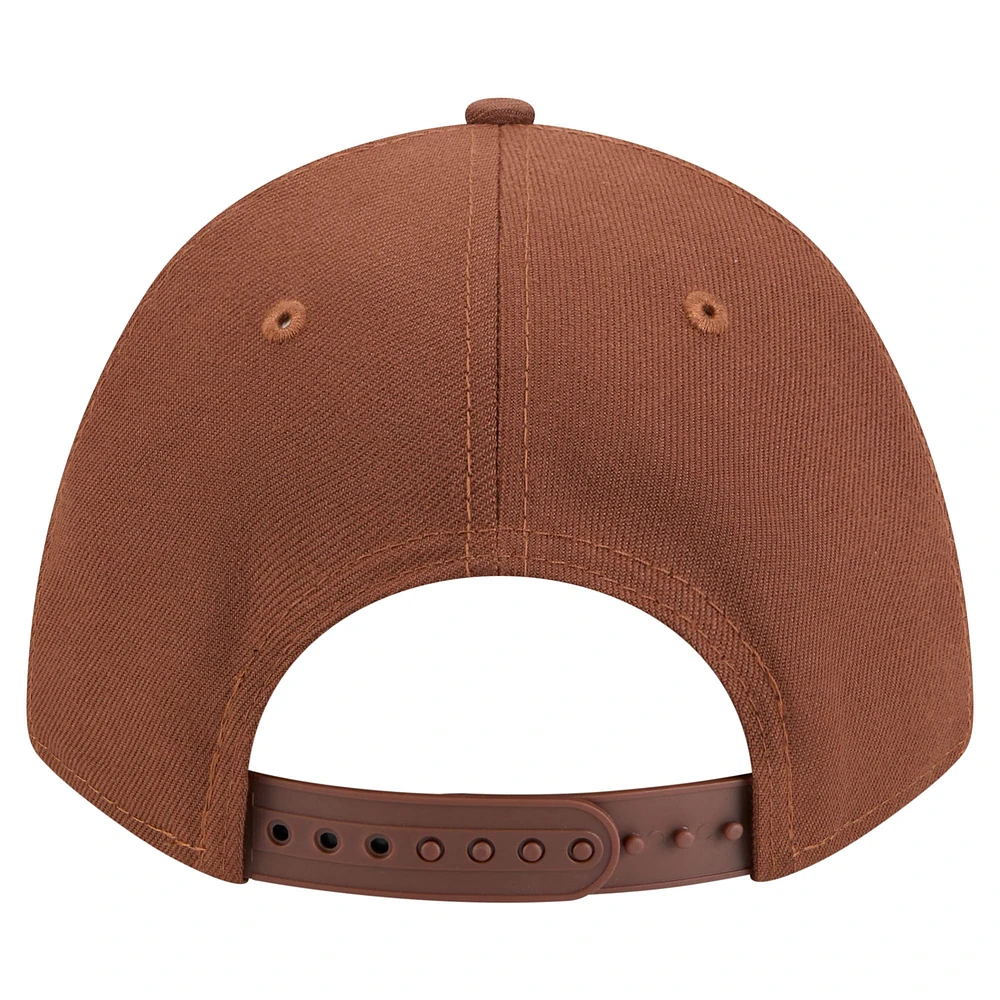 Men's New Era  Brown Pittsburgh Steelers Motorsport 9FORTY Adjustable Hat