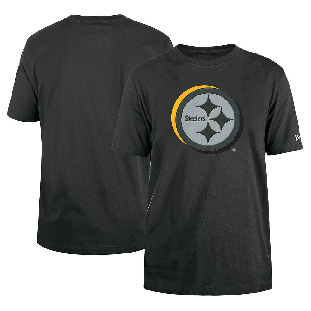 T-shirt New Era charbon de bois Pittsburgh Steelers 2024 NFL Draft pour homme