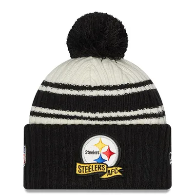 Pittsburgh Steelers New Era Bucket Hat - Heather Black